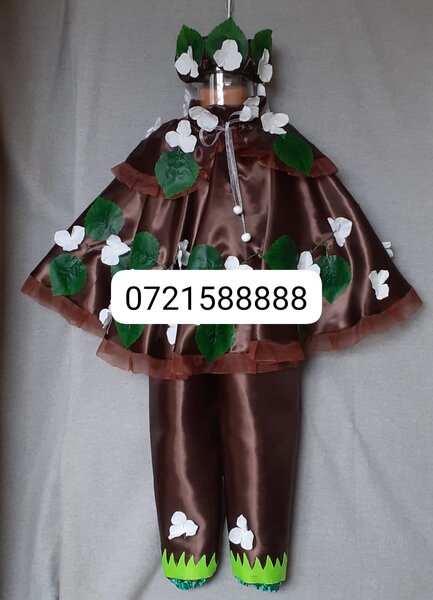 Costum Copac cu frunze si flori pentru copii
