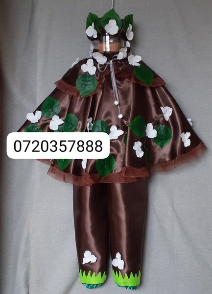 Costum Copac cu frunze si flori pentru copii